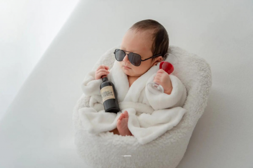 沂源宝宝额头高聪明有福气